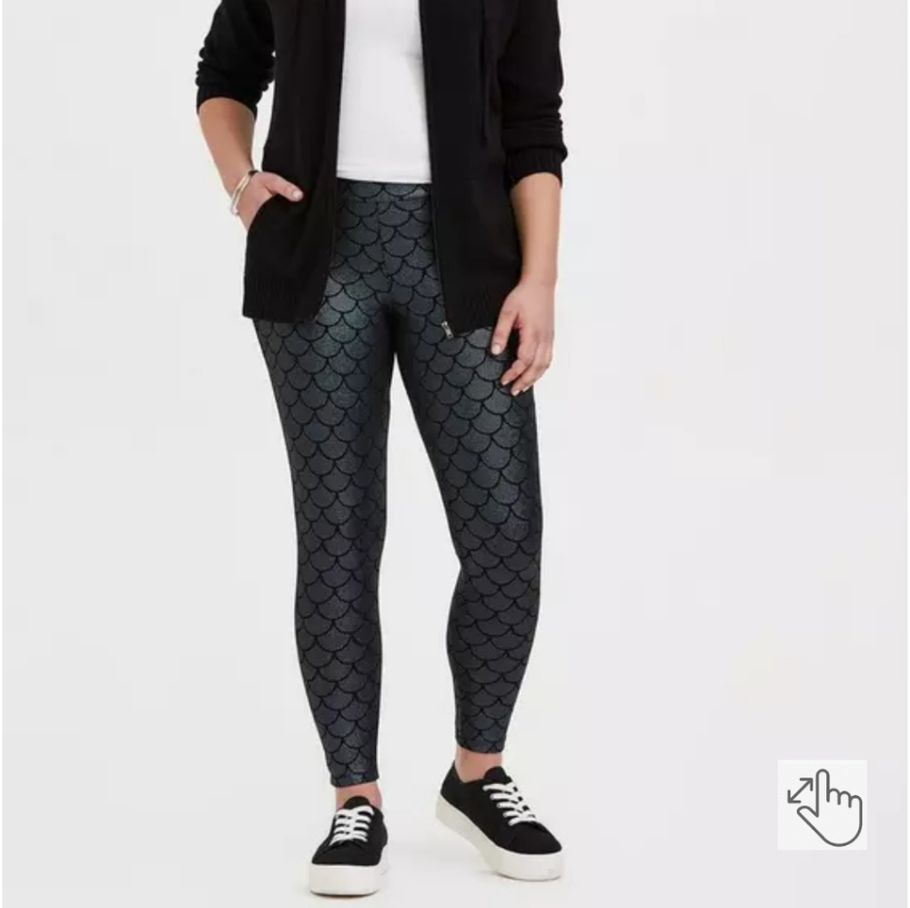 TORRID Full Length Signature Waist Foil Legging